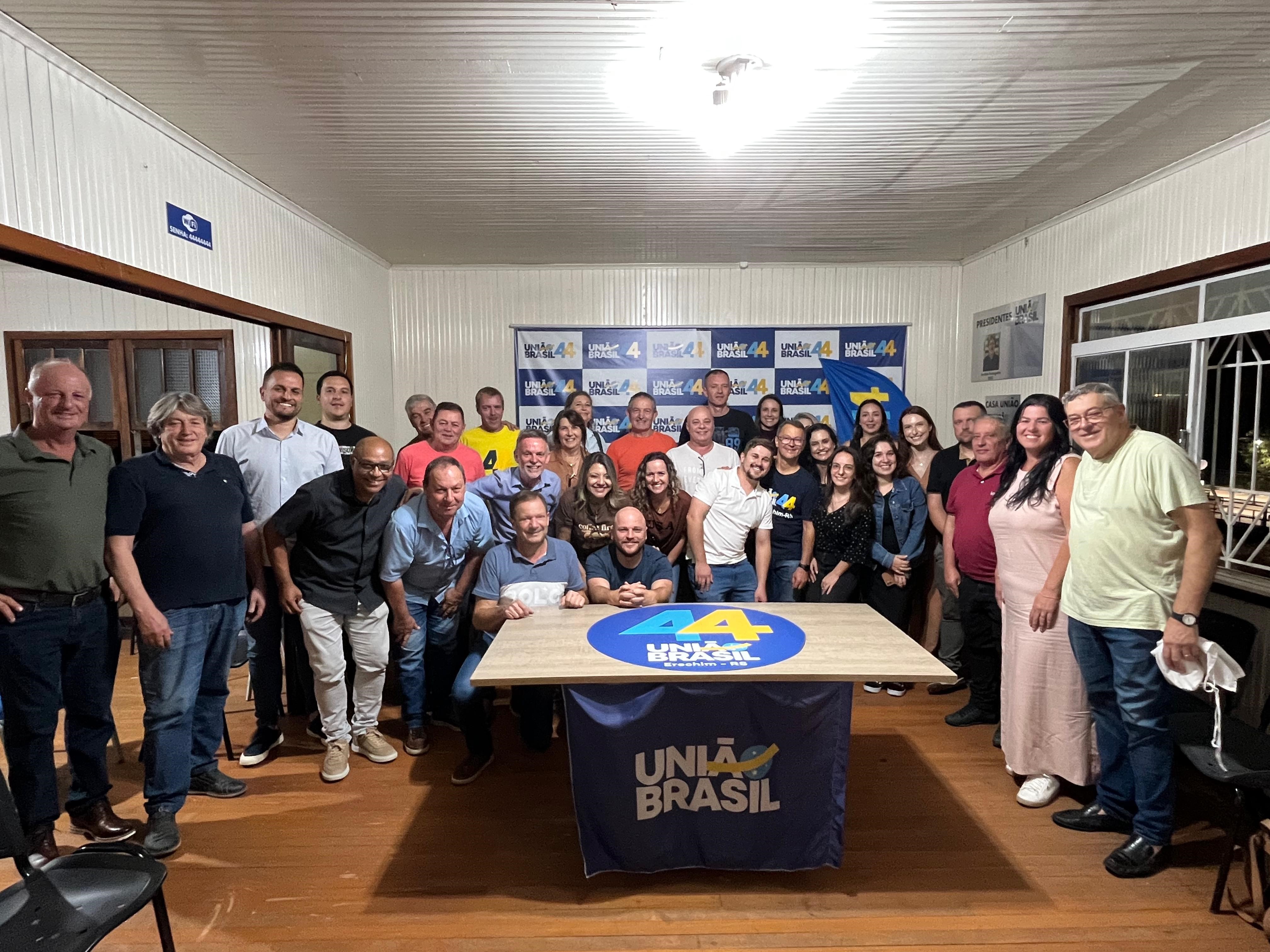 União Brasil de Erechim alinha estratégia e define apoio para 2026